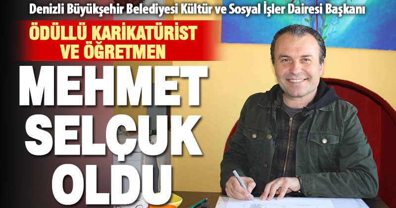 Karikatürist ve öğretmen Mehmet Selçuk DBB Kültür ve Sosyal İşler