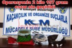 OPERASYONLA 2 KİLO 197 GRAM ESRAR ELE GEÇİRİLDİ