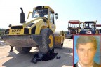Silindirin altında can verdi