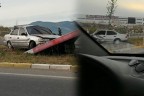 Kocabaş Kavşağı’nda yine kaza: 1 yaralı