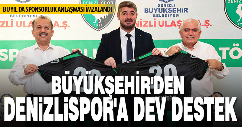 büyükşehir den denizlispor a dev destek denizlihaber com denizli