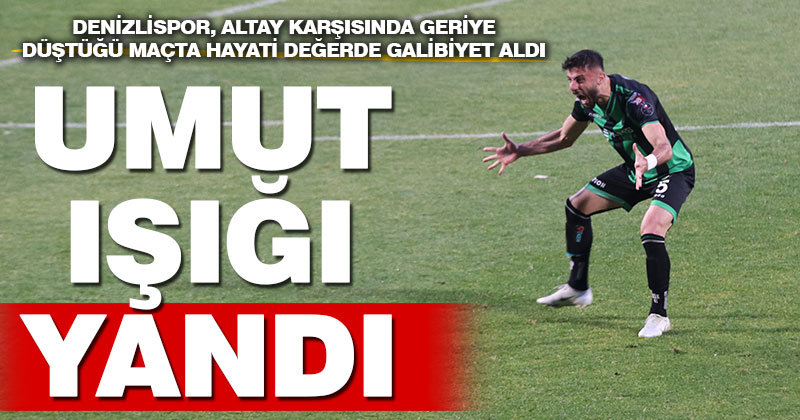 denizlispor altayı 2 1 yendi kötü gidişe dur dedi denizlihaber com